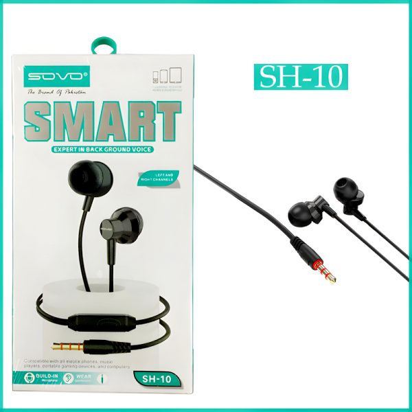 SOVO SH-10 Smart High Quality Sound Handsfree For Mobiles