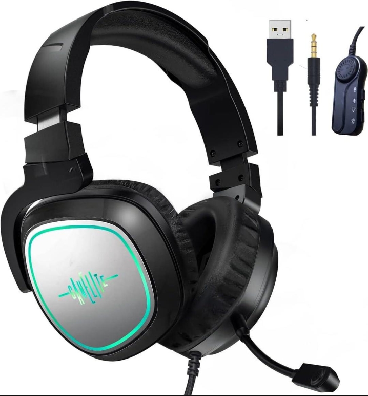 G1P Gaming Headset with 360° rotatable mic