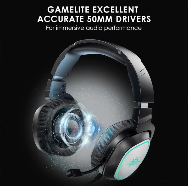 G1P Gaming Headset with 360° rotatable mic