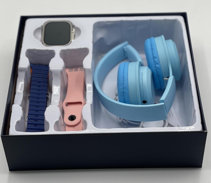CROWN C500 Smart Watch + P47 Headphones